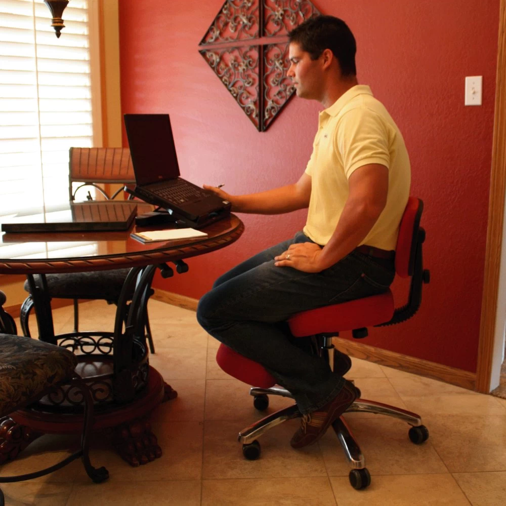 Jobri BP1446 BetterPosture Jazzy Height Adjustable Kneeling Chair 5 Jobri BP1446 BetterPosture Jazzy Height Adjustable Kneeling Chair - Image 5