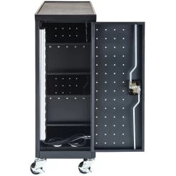 Luxor LLTP12-B - 12 Laptop/Tablet Charging Cart -Office Tool Store Luxor LLTP12 B 12 LaptopTablet Charging Cart 2