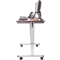 Luxor STANDUP-CF48-DW 48" Crank Adjustable Stand Up Workstation 6 Luxor STANDUP-CF48-DW 48" Crank Adjustable Stand Up Workstation -Office Tool Store Luxor STANDUP CF48 DW 48 Crank Adjustable Stand Up Workstation 2