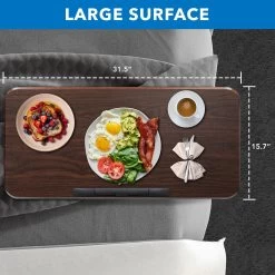 Mount-IT! Height Adjustable Overbed Desk With Tilt Tabletop - MI-8045 -Office Tool Store Mount IT Height Adjustable Overbed Desk with Tilt Tabletop MI 8045 2