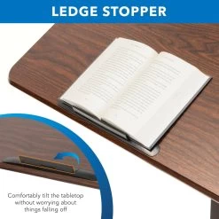 Mount-IT! Height Adjustable Overbed Desk With Tilt Tabletop - MI-8045 -Office Tool Store Mount IT Height Adjustable Overbed Desk with Tilt Tabletop MI 8045 6