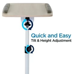 Mount-IT! Height Adjustable Rolling Laptop Cart - MI-7946 -Office Tool Store Mount IT Height Adjustable Rolling Laptop Cart MI 7946 12