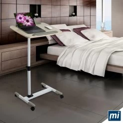 Mount-IT! Height Adjustable Rolling Laptop Cart - MI-7946 -Office Tool Store Mount IT Height Adjustable Rolling Laptop Cart MI 7946 9