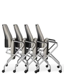 Office Master AF470N (OM Seating) Affirm Cushioned Back Nesting Chair -Office Tool Store Office Master AF470N Affirm Cushioned Back Nesting Chair 4