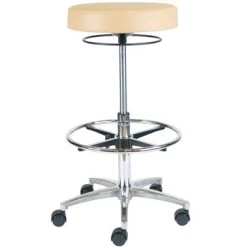 Office Master CL13 (OM Seating) Classic Lab & Healthcare Stool With Footring -Office Tool Store Office Master CL13 Ergonomic Classic Healthcare Professional Stool Chair 1