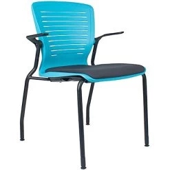 Office Master OM5 (OM Seating) Active Guest Chair -Office Tool Store Sliding Stacking Side Chair ED GL4 SD