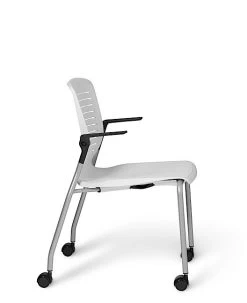 Office Master OM5 (OM Seating) Active Guest Chair -Office Tool Store Sliding Stacking Side Chair ED GL4 SD 1 1