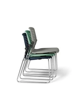 Office Master OM5 (OM Seating) Active Stacker Sled Chair -Office Tool Store Stacking Sliding Guest Chair ED GL2 SD