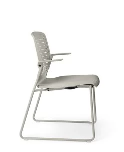 Office Master OM5 (OM Seating) Active Stacker Sled Chair -Office Tool Store Stacking Sliding Guest Chair ED GL2 SD 3