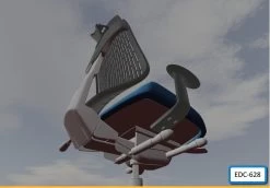 EDC-628 Executive Synchro Ergonomic Gaming Chair By OM Seating -Office Tool Store Truly EDC 628 PC Gaming Chair by OM Seating ErgoDirect 2