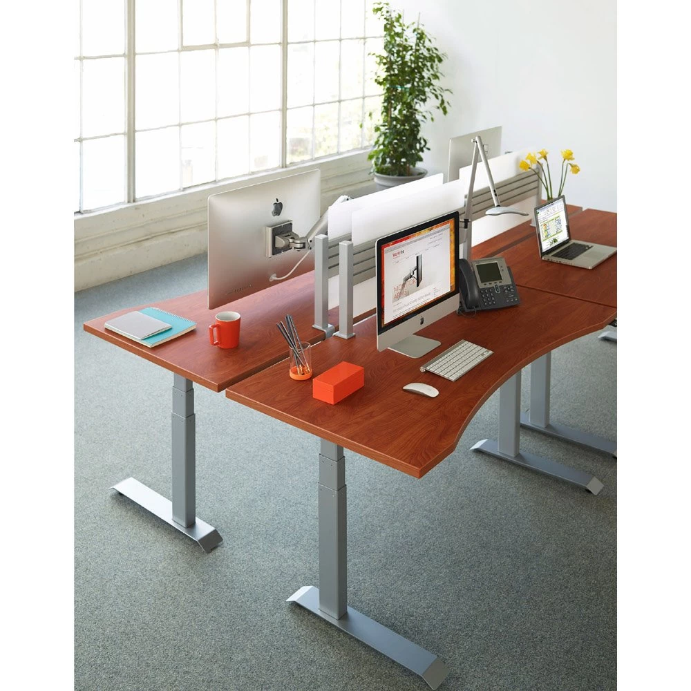 Workrite Fundamentals EX Electric Equal Corner 2 Leg Workcenter - Image 2