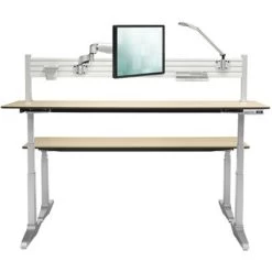 WorkRite Sierra HX Rectangular Electric Height Adjustable Table -Office Tool Store WorkRite Sierra HX Electric Rectangular Height Adjustable Workcenter 1