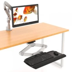 Workrite S2S Ultrathin Height Adjustable Keyboard System -Office Tool Store Workrite 2485 S2S Ultrathin Height Adjustable Keyboard Platform 2